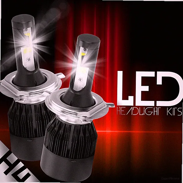 48800LM 488W Motorcycle Bike DualSide LED Headlight H4 9003 HB2 Hi/Lo 6000K Bulb