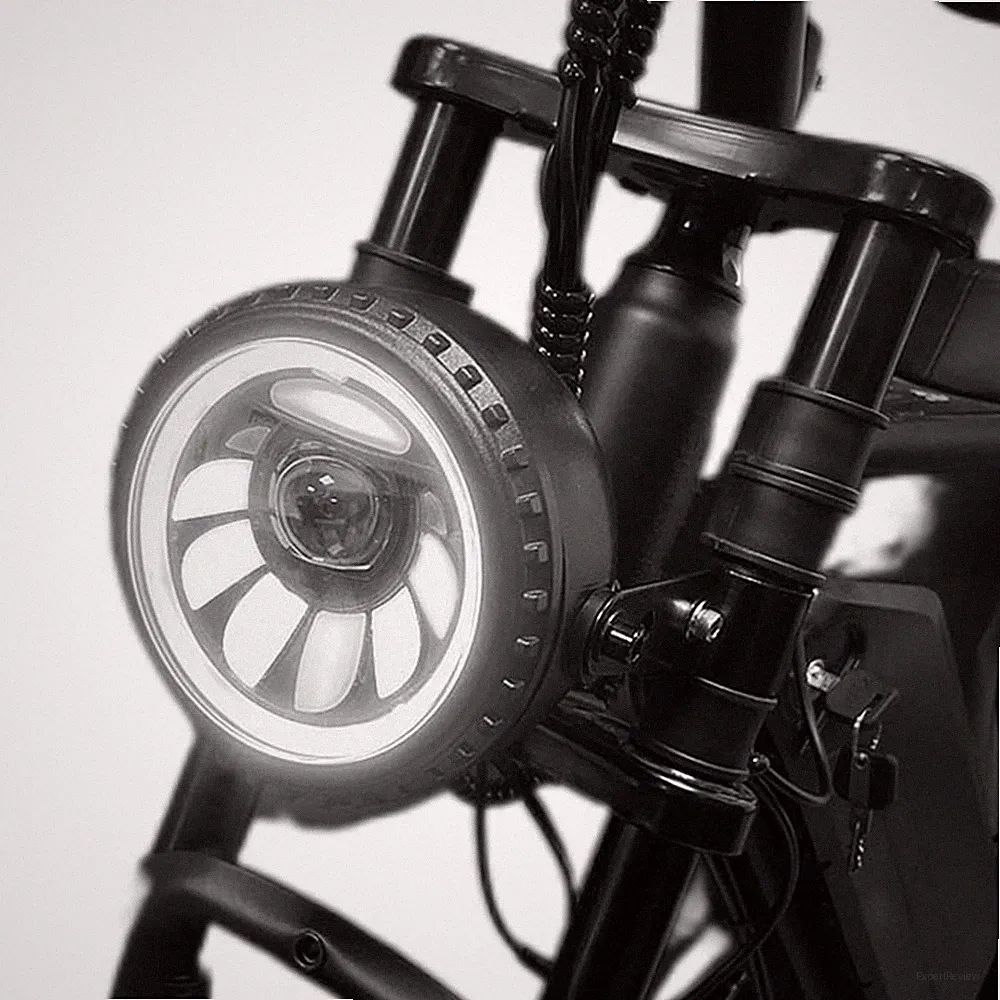 48V-36V Electric Bike Headlight 3 Pin Male Color Changing Snow Bike Front Lamp