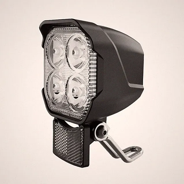 Aluminum Headlight for Folding Bikes 36V-48V for Night Riding E-Bike Accessory