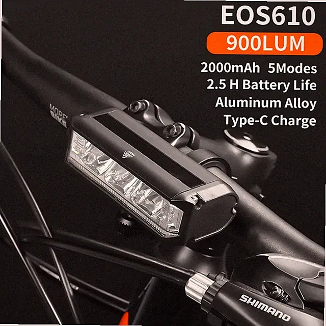 Bicycle Light 8000Mah EOS610 640 Bike Light Waterproof Flashlight USB Charging M
