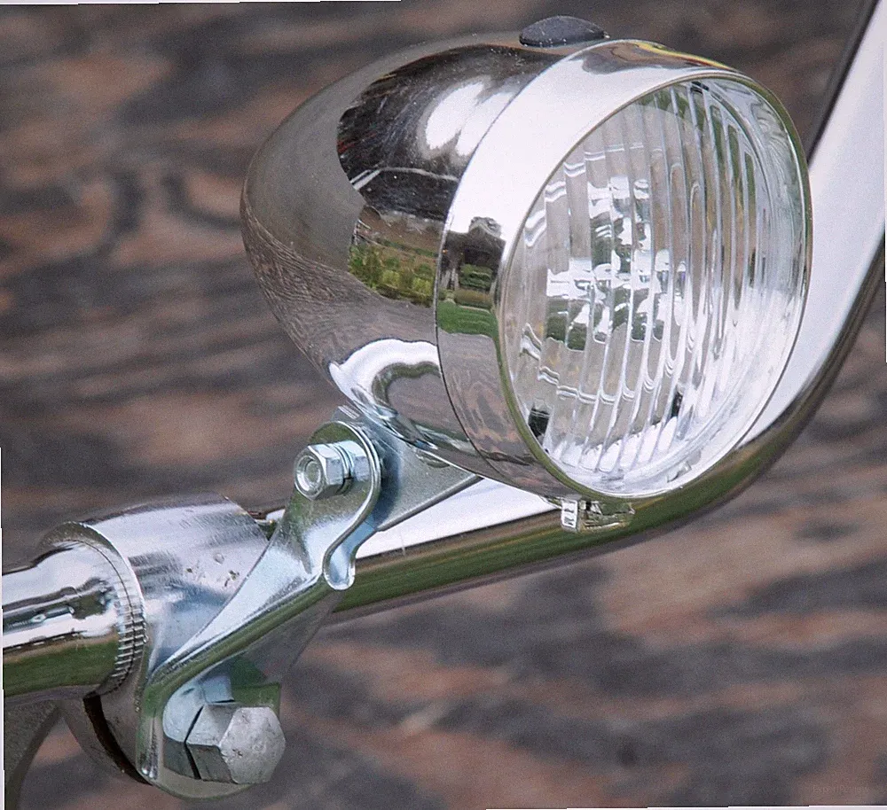 C3 LED HEAD LIGHT Vintage Schwinn Stingray Bicycle Cruiser Fixie Road Bike Beach