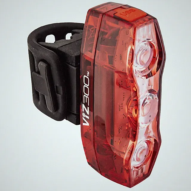 CATEYE ViZ USB Rechargeable Daytime Safety Light – Super Bright LED Rear Bike...