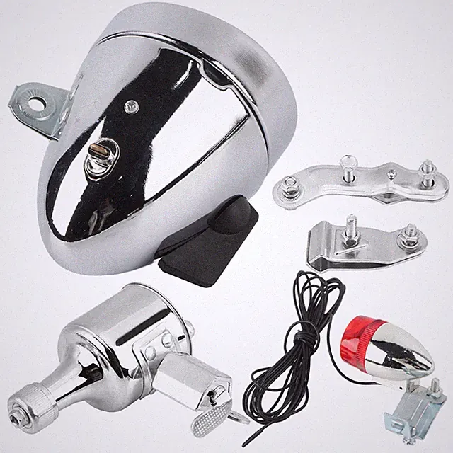 Dynamo Light Kit 12V 6W Energy‑Saving Headlight Tail Light for Mountain