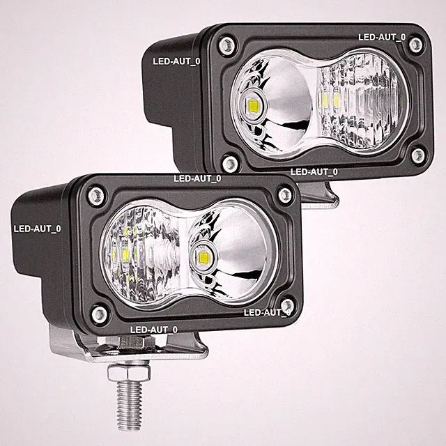 For New 2025 Electric Bike Adults Mountain E-bike LED Headlights Spot Pods 2x 3"