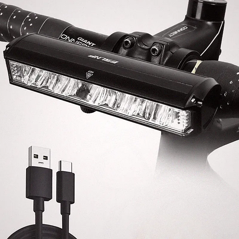 iOhn 3250 Lumens Bicycle Light Front Bike Light 8000mAh Flashlight USB Charging
