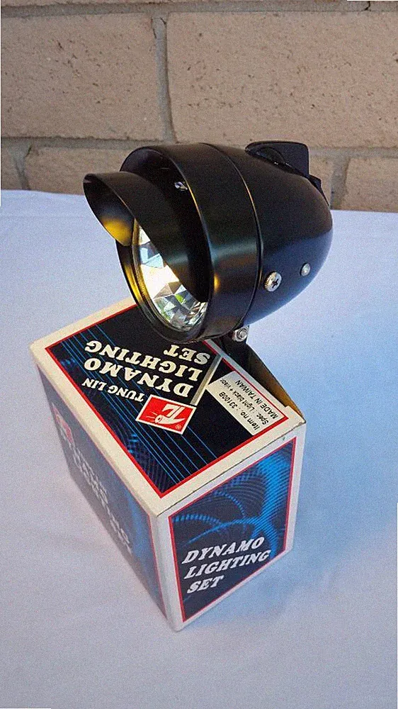 New Black Bicycle Bullet Head Light W Vizor & Mounting Braket Beach Cruiser