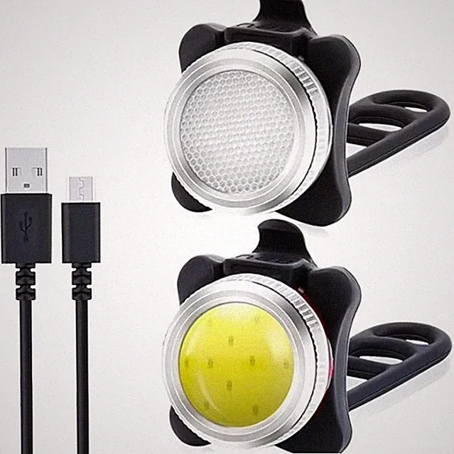 USB charging Headlight Front Light Led Lamp Horn for Bicycle E-Bike Electric