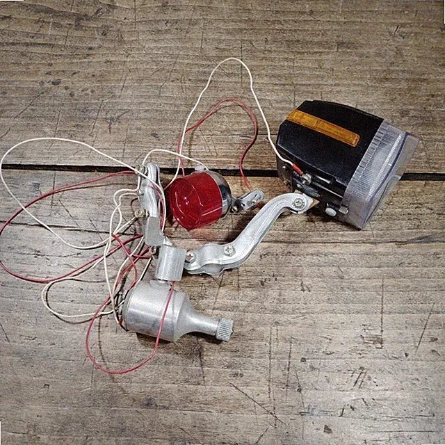 Vintage Head Light Set Bicycle Wiring