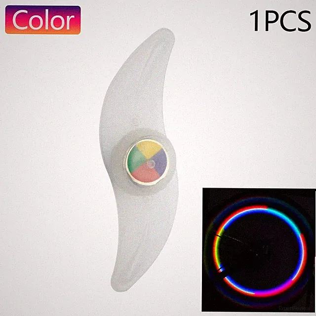 Waterproof Bicycle Wheel Spoke Light - 3 Modes for Safety and Visibility - Easy